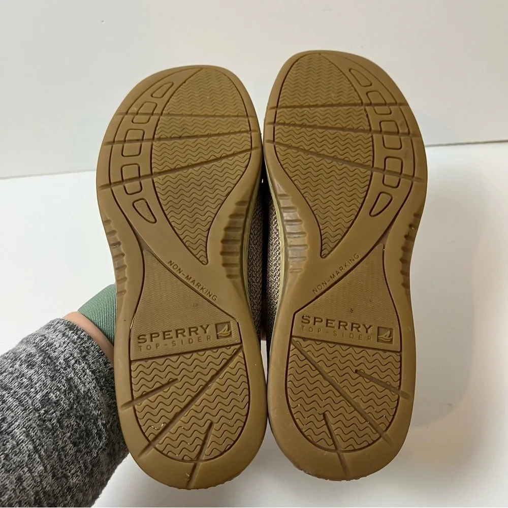 Sperry's Topsider Angelfish Boat Shoe Black Animal‎ Print 6.5M